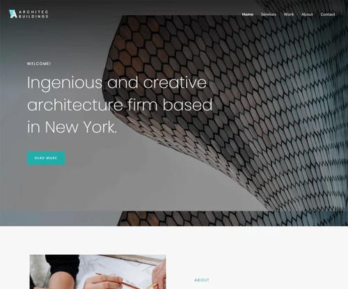 Architec Buildings template preview