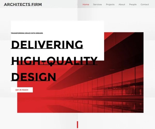 Architects Firm template preview