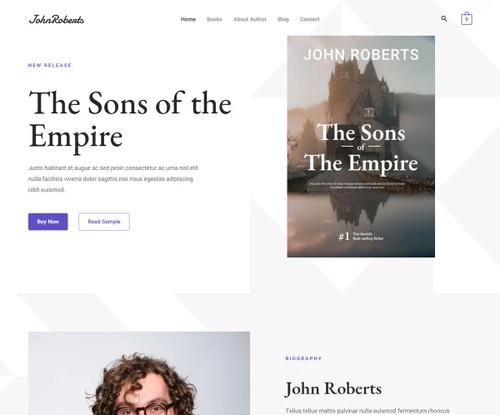 Book Store 2 template preview