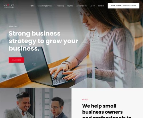 Business Consultancy Firm template preview