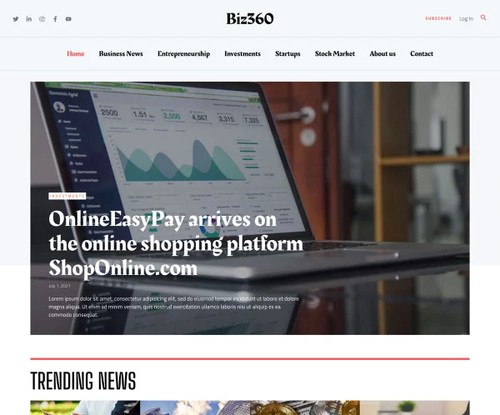 Business Magazine 2 template preview