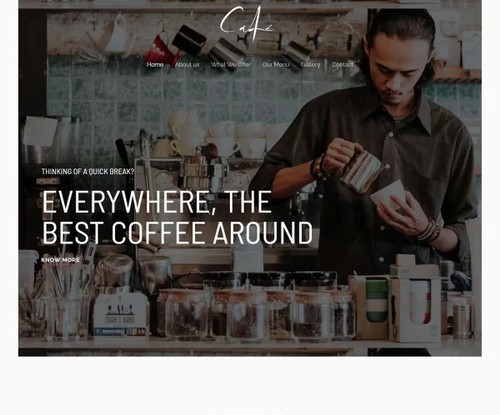 Cafe 4 template preview