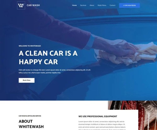 Car Wash 4 template preview