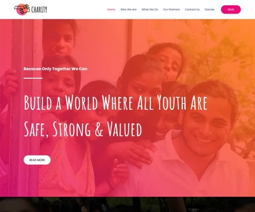 Charity 6 template preview