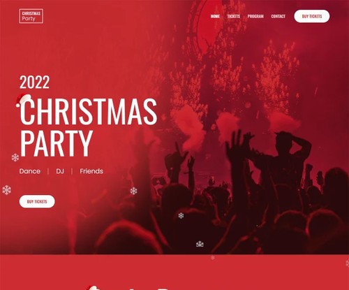 Christmas Party template preview