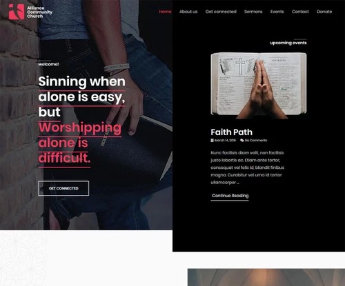 Church 4 template preview
