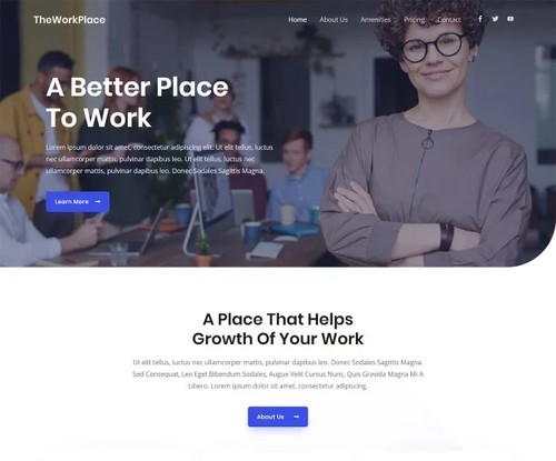 Co-Working Space 2 template preview