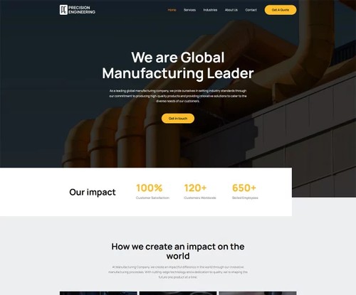 Construction Equipment template preview