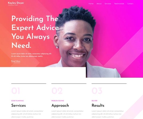 Consultant 4 template preview
