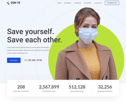 Covid 19 Prevention template preview