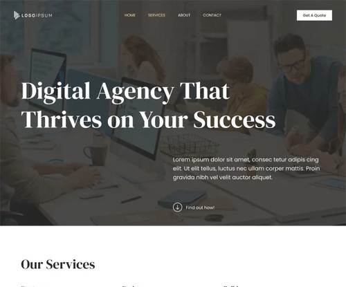 Digital Agency 2 template preview