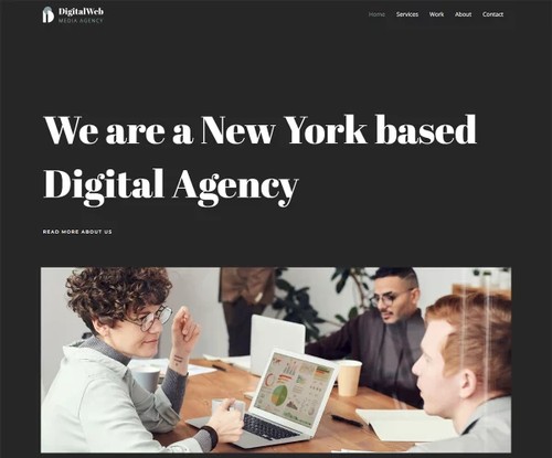 Digital Web template preview