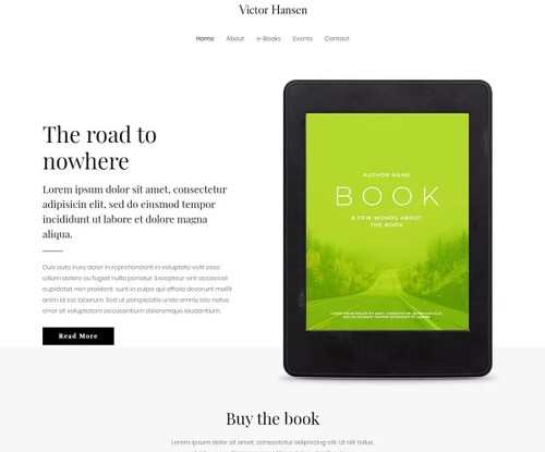 e-Book Author template preview