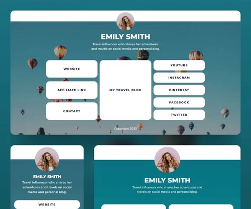 Emily Smith – Traveller template preview