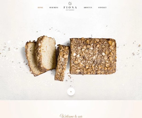 Fiona Patisserie template preview