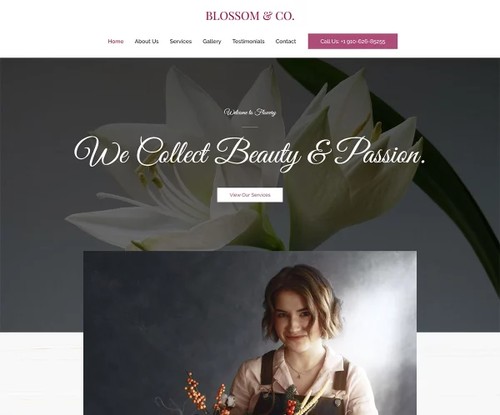 Florist template preview