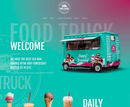 Food Truck 4 template preview