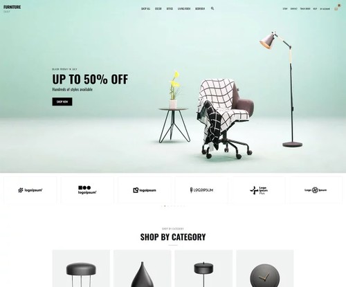 Furniture Shop template preview