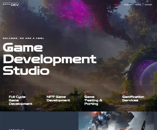 Game Dev Studio template preview