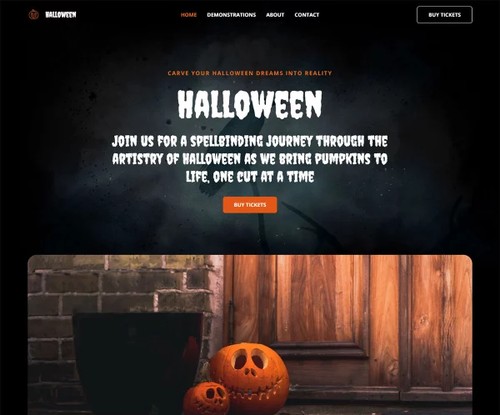 Halloween 2 template preview