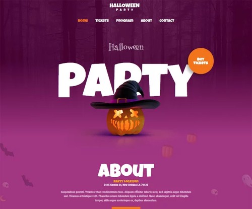 Halloween Party template preview