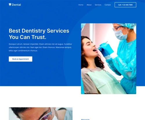 Health & Wellness template preview