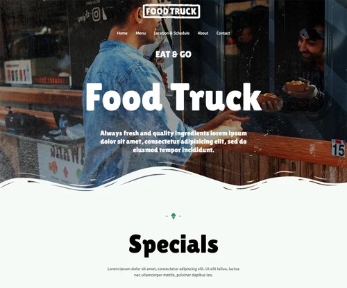 Food Truck 3 template preview