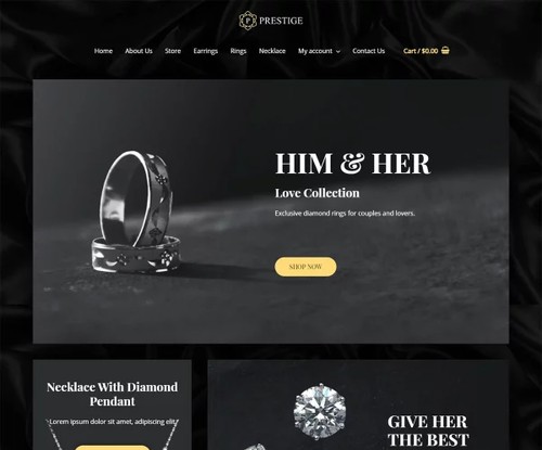 Jewellery 2 template preview