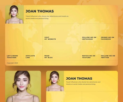 Joan Thomas – Traveller template preview