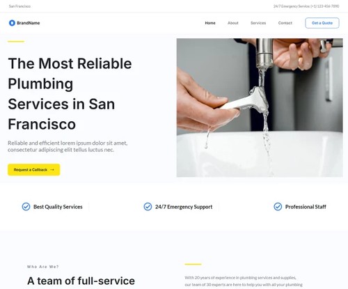 Local Business 2 template preview