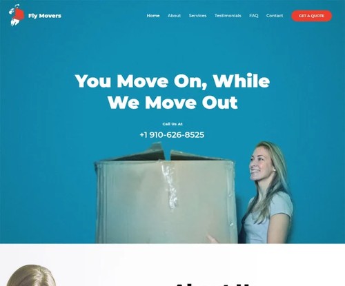 Fly Movers template preview