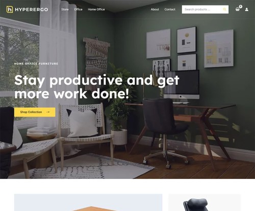 Office Furniture Store template preview