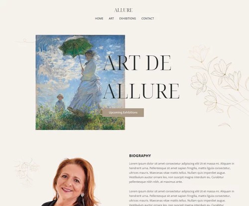 Artist 4 template preview