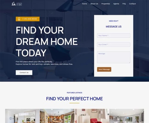 Real Estate 2 template preview