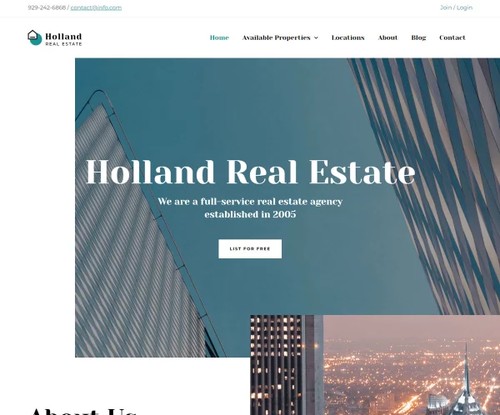 Real Estate Agency 2 template preview