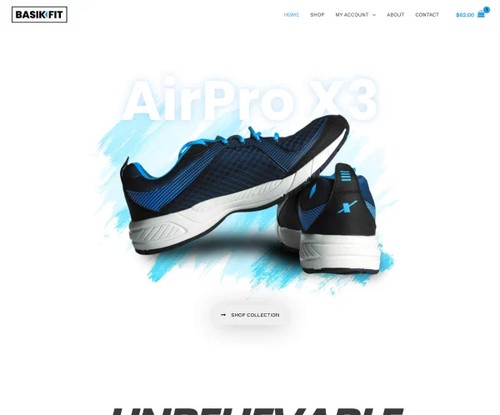 Shoe Store 2 template preview