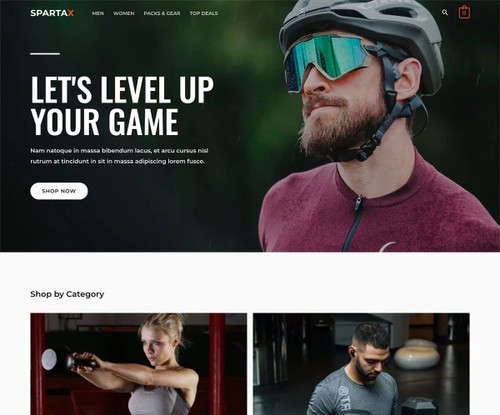 Sports Wear Store template preview