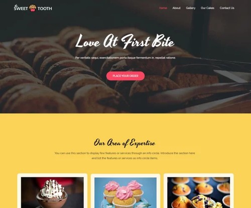 Sweet Shop 2 template preview