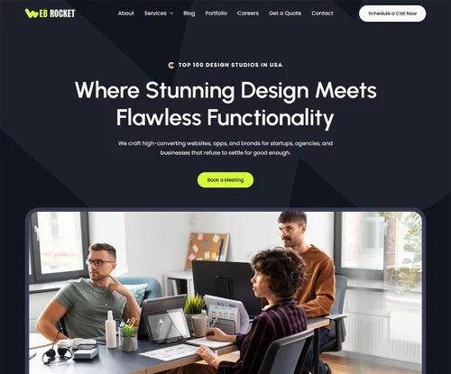 Agency 9 template preview