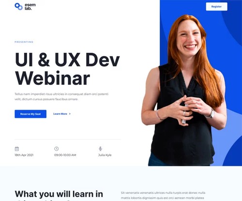 Webinar 2 template preview