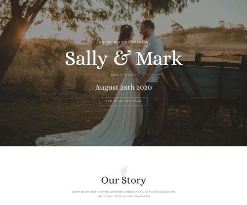Wedding Invitation 3 template preview